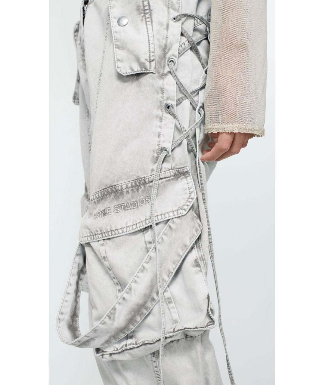 ACNE STUDIOS Белые прямые джинсы, фото 5