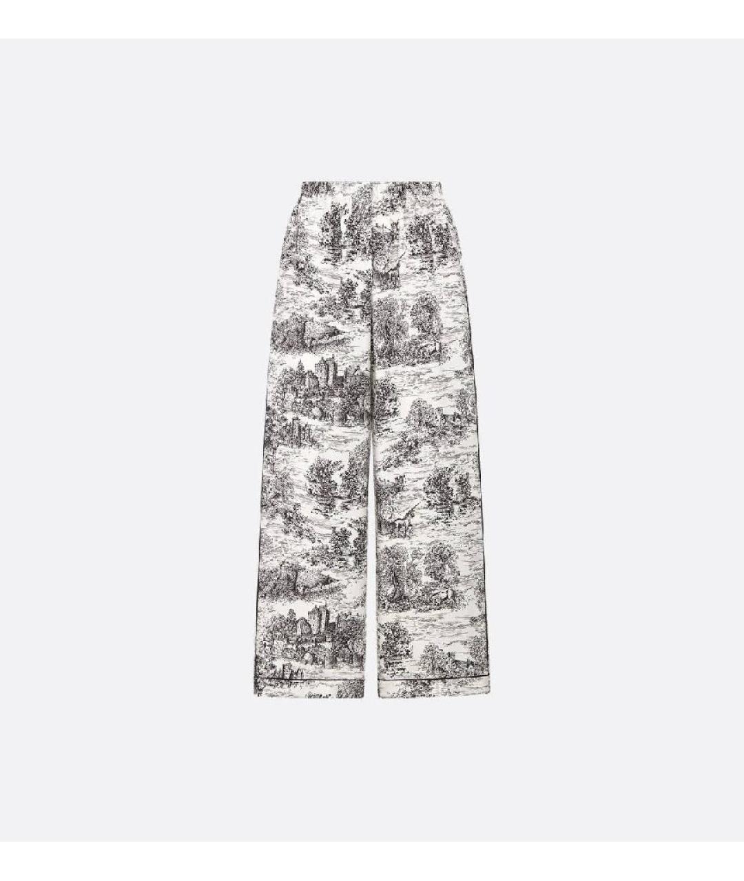 CHRISTIAN DIOR Мульти шелковый костюм с брюками, фото 3