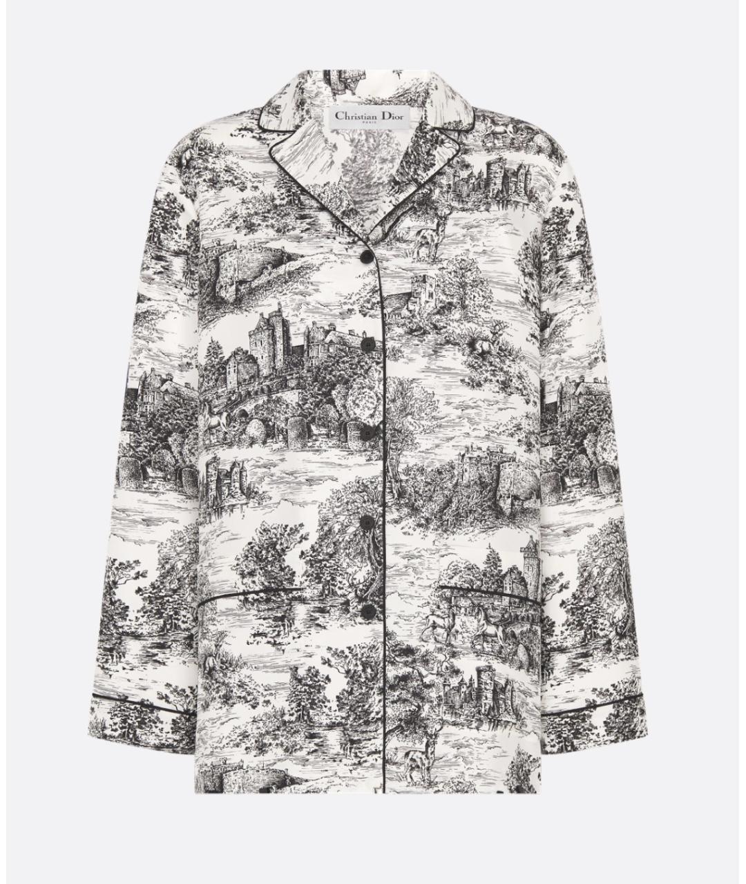 CHRISTIAN DIOR Мульти шелковый костюм с брюками, фото 2