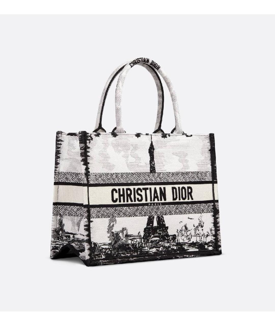 CHRISTIAN DIOR Мульти хлопковая сумка тоут, фото 2