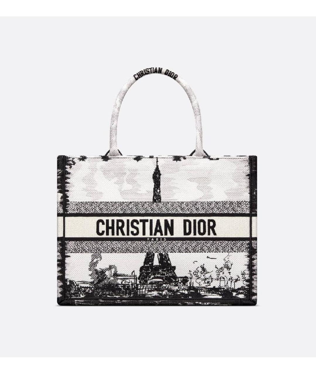 CHRISTIAN DIOR Мульти хлопковая сумка тоут, фото 1