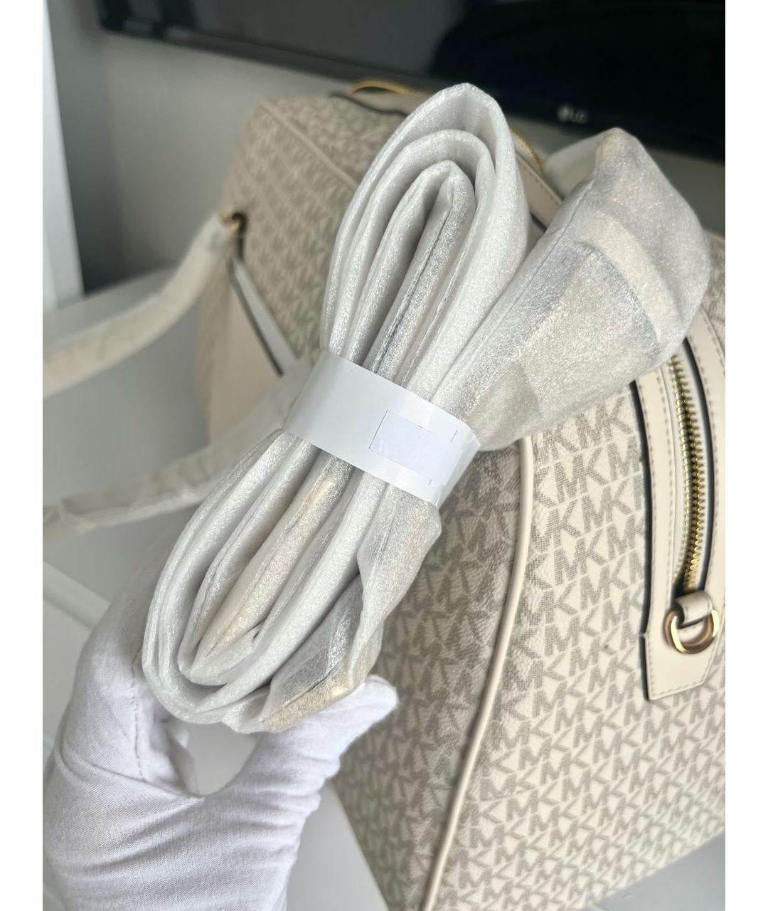 MICHAEL KORS Бежевая дорожная/спортивная сумка, фото 5