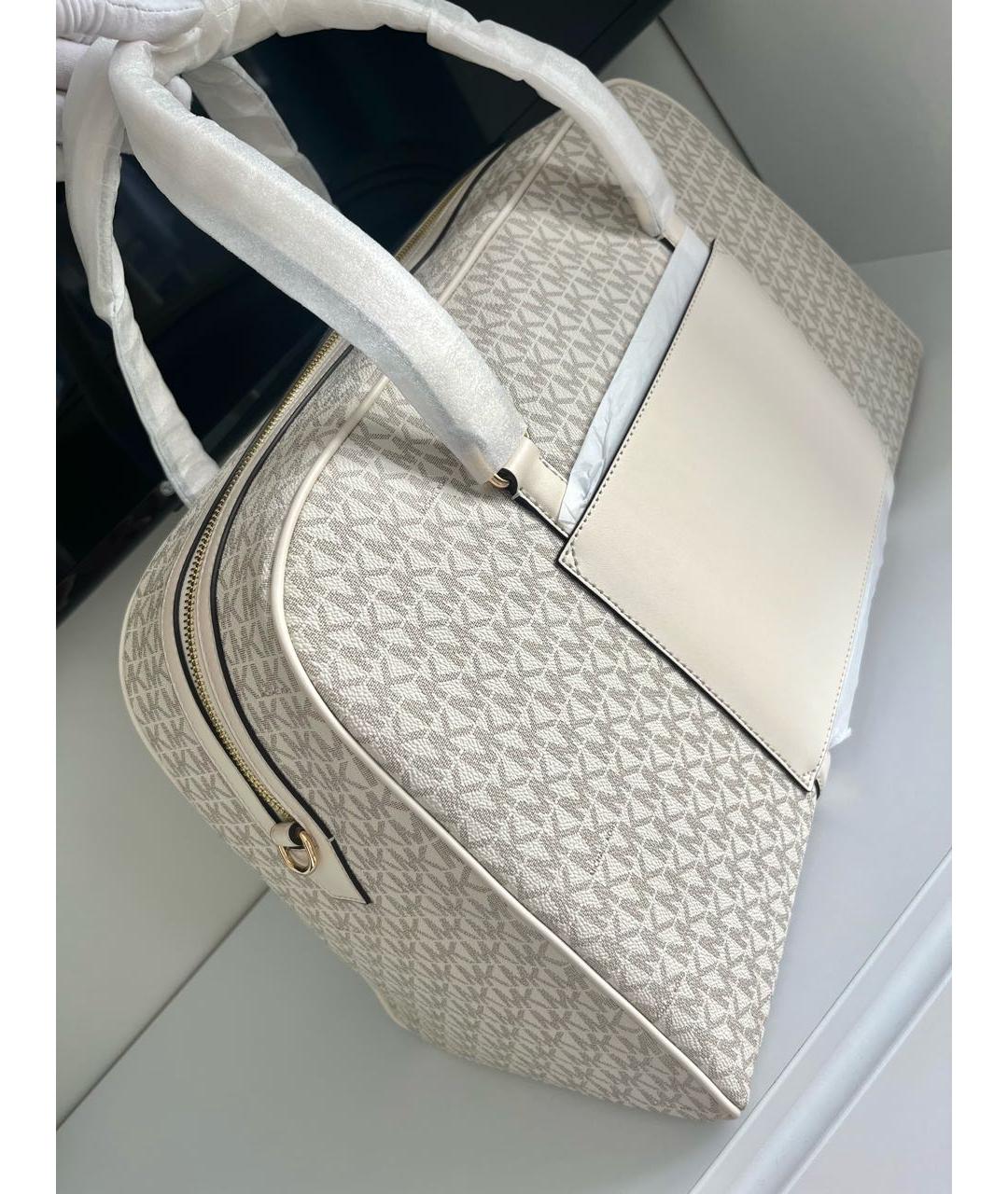 MICHAEL KORS Бежевая дорожная/спортивная сумка, фото 4