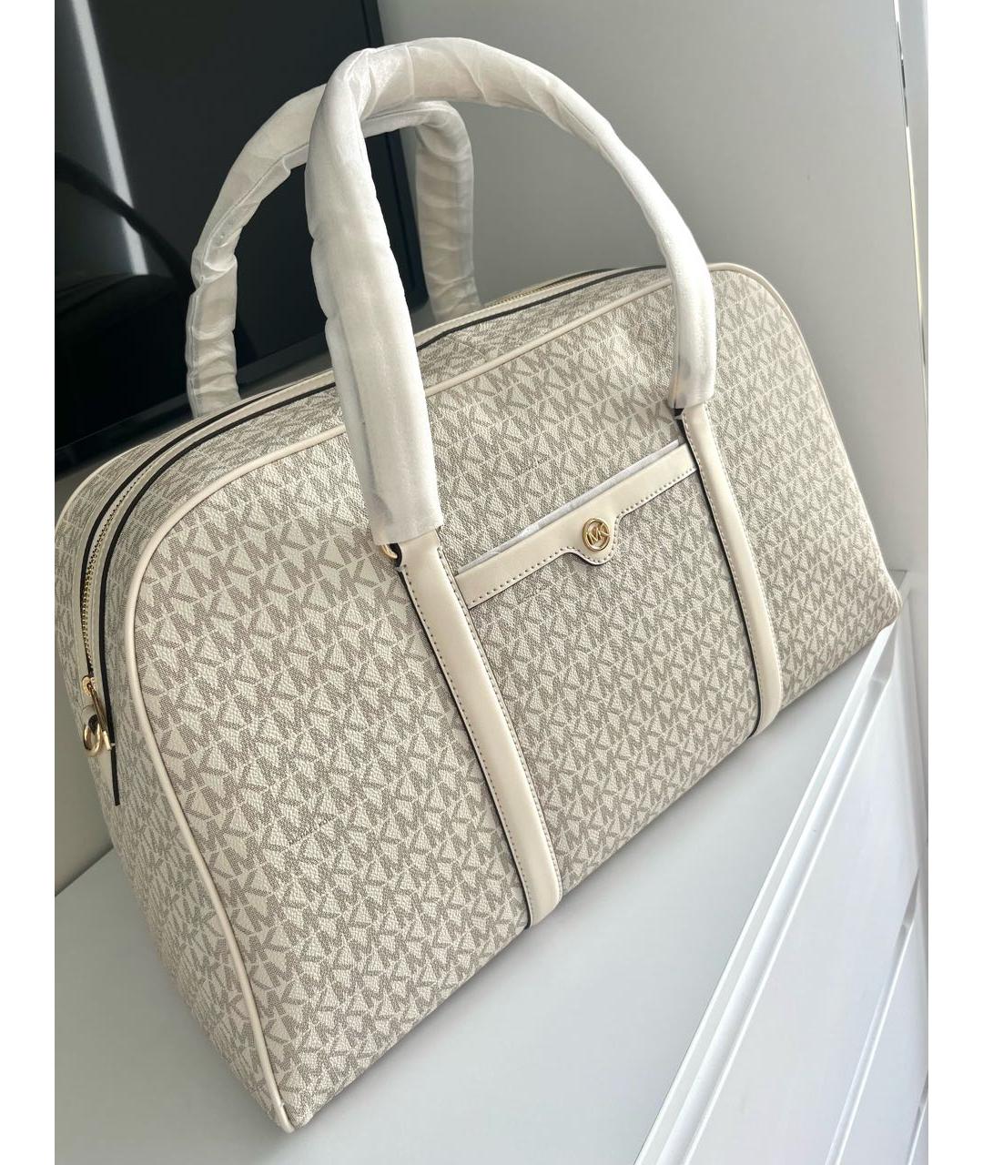 MICHAEL KORS Бежевая дорожная/спортивная сумка, фото 2