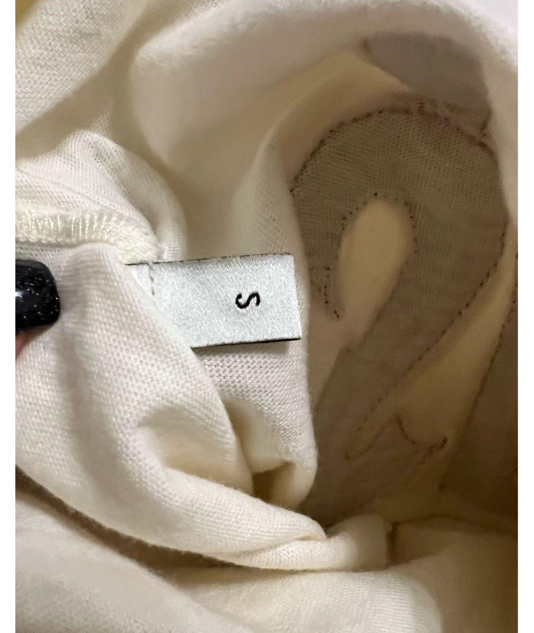 GUCCI Белая хлопковая футболка, фото 5