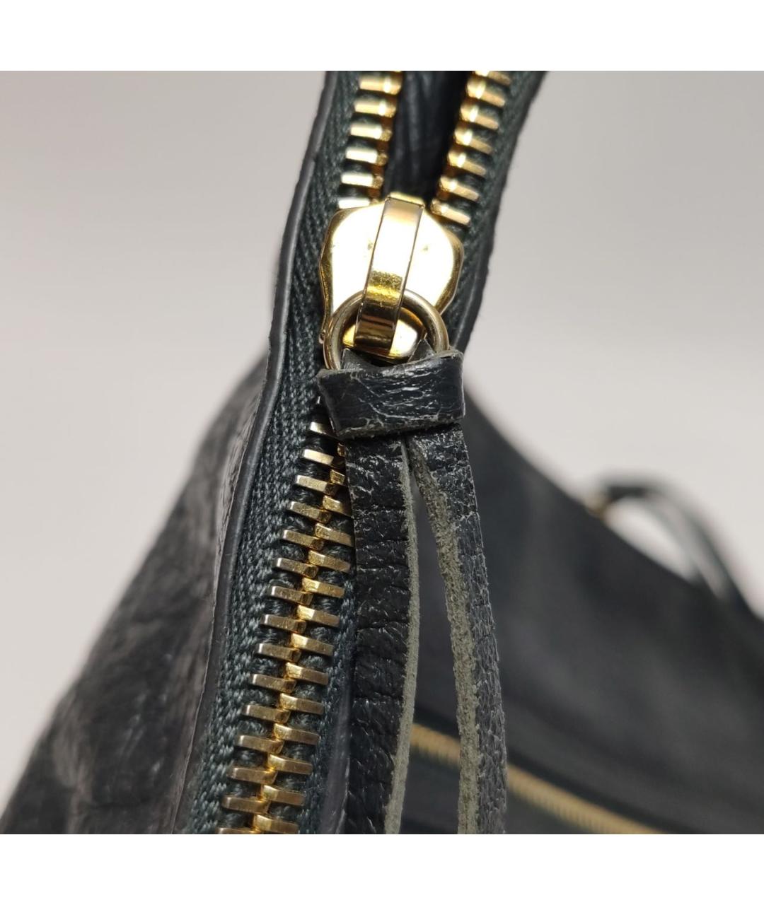 BALENCIAGA Черная кожаная барсетка, фото 8