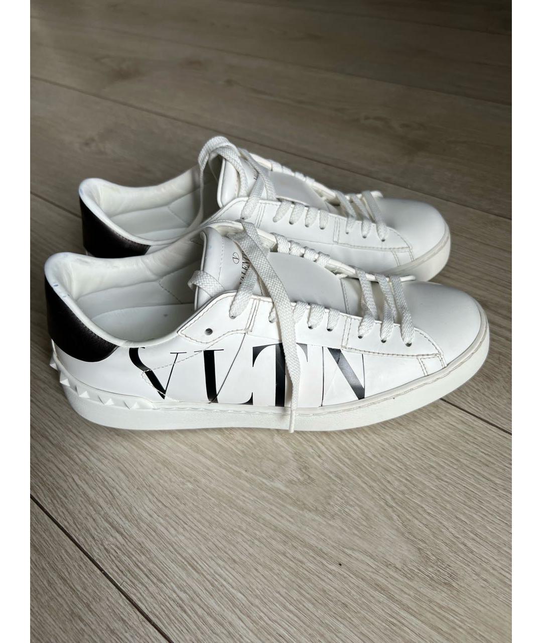 VALENTINO Белые кожаные кеды, фото 8