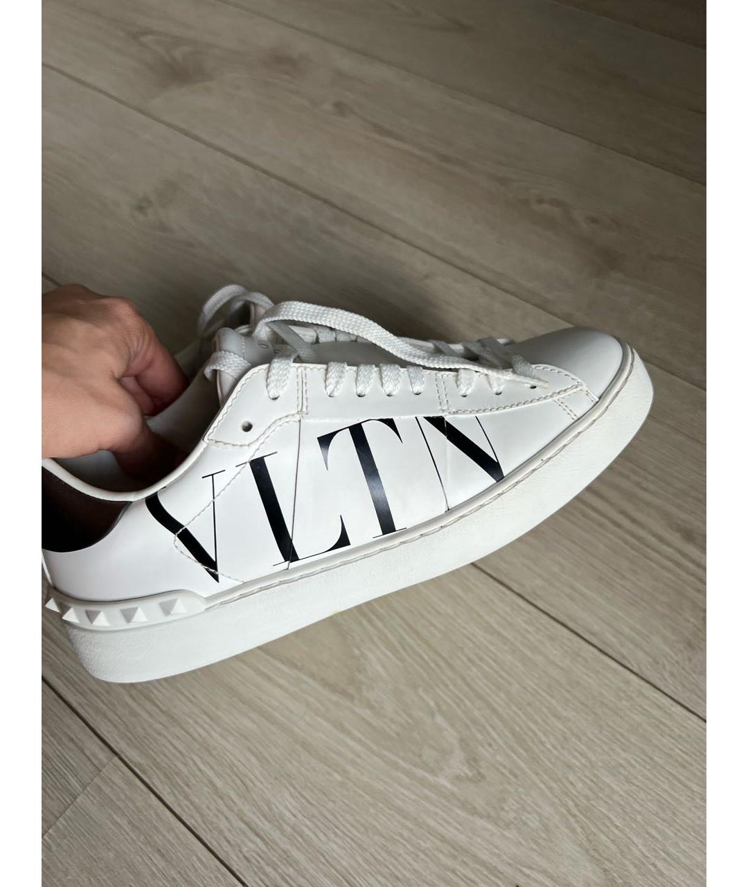 VALENTINO Белые кожаные кеды, фото 6