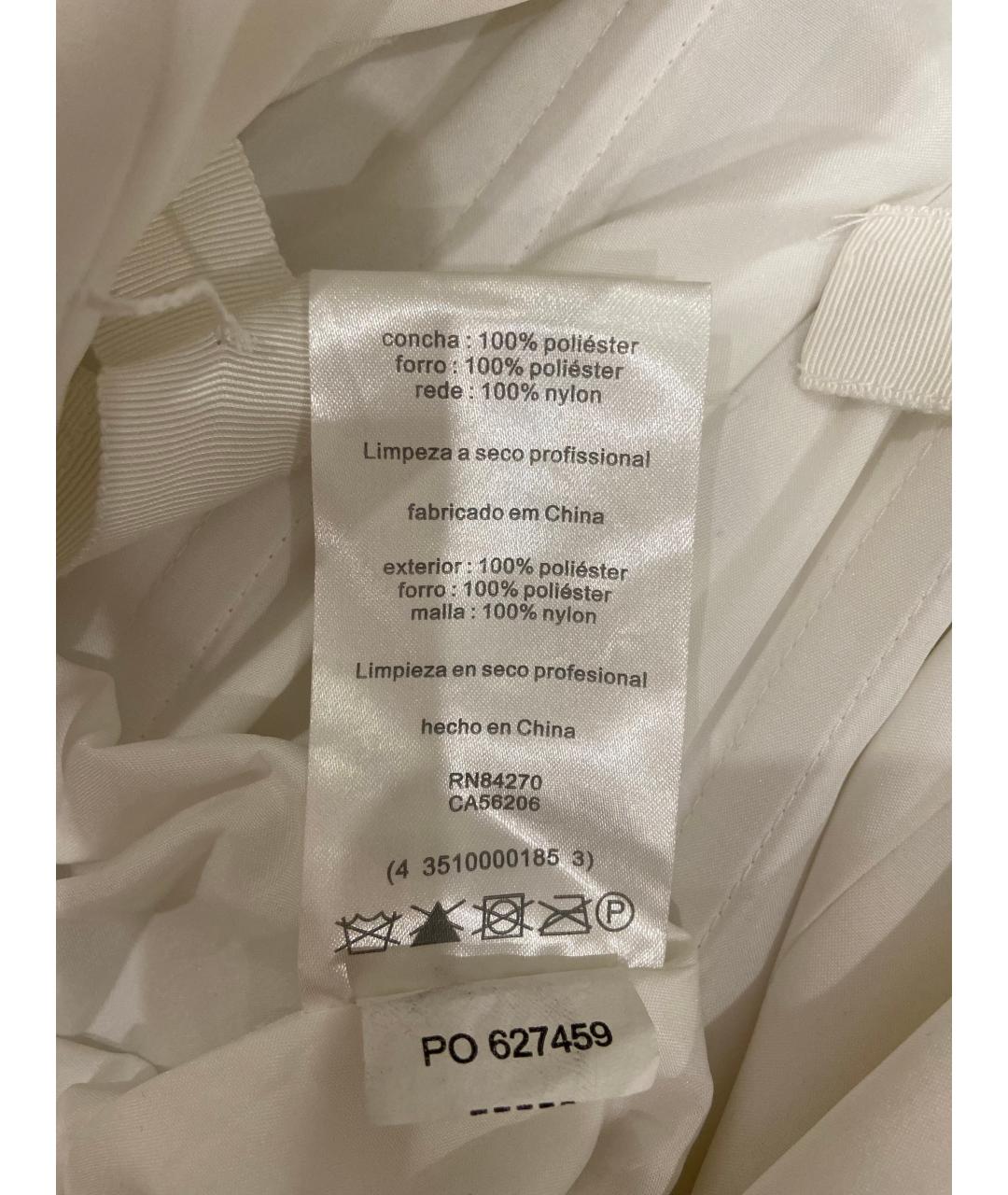 VERA WANG Белое полиэстеровое свадебное платье, фото 9