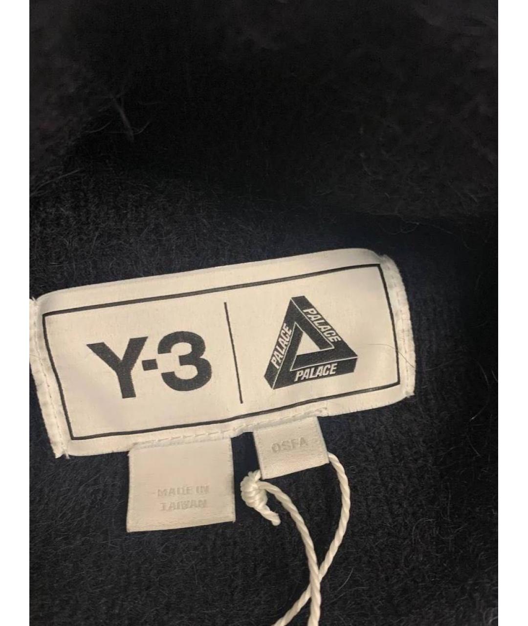 Y-3 Черная шерстяная шапка, фото 3