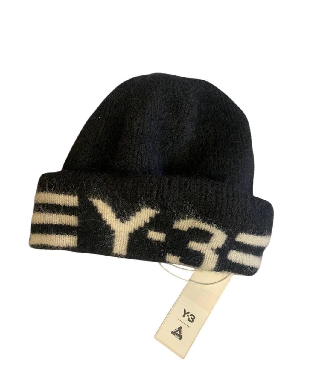 Y-3 Черная шерстяная шапка, фото 5
