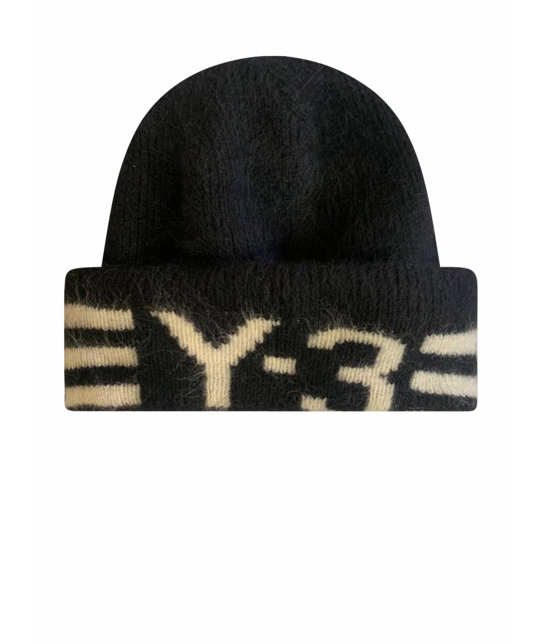 Y-3 Черная шерстяная шапка, фото 1