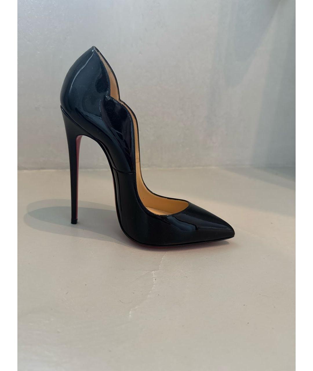 CHRISTIAN LOUBOUTIN Черные туфли из лакированной кожи, фото 6