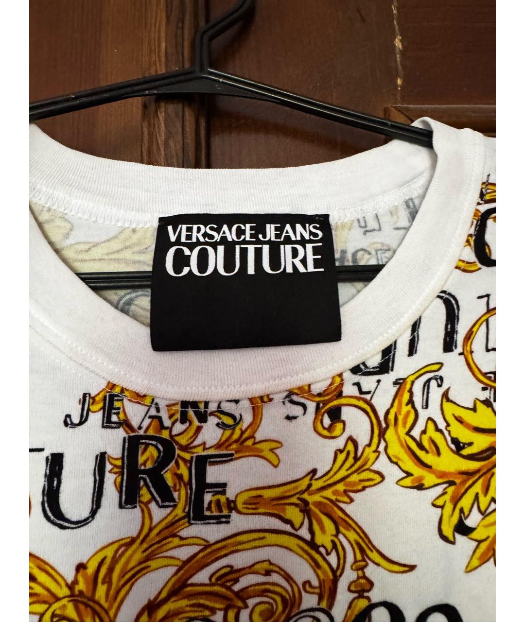VERSACE JEANS COUTURE Мульти хлопко-эластановое повседневное платье, фото 4
