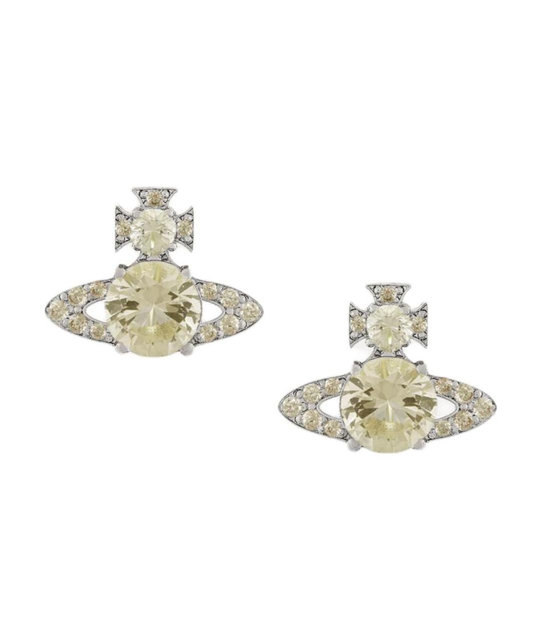 VIVIENNE WESTWOOD Серебряные латунные серьги, фото 1