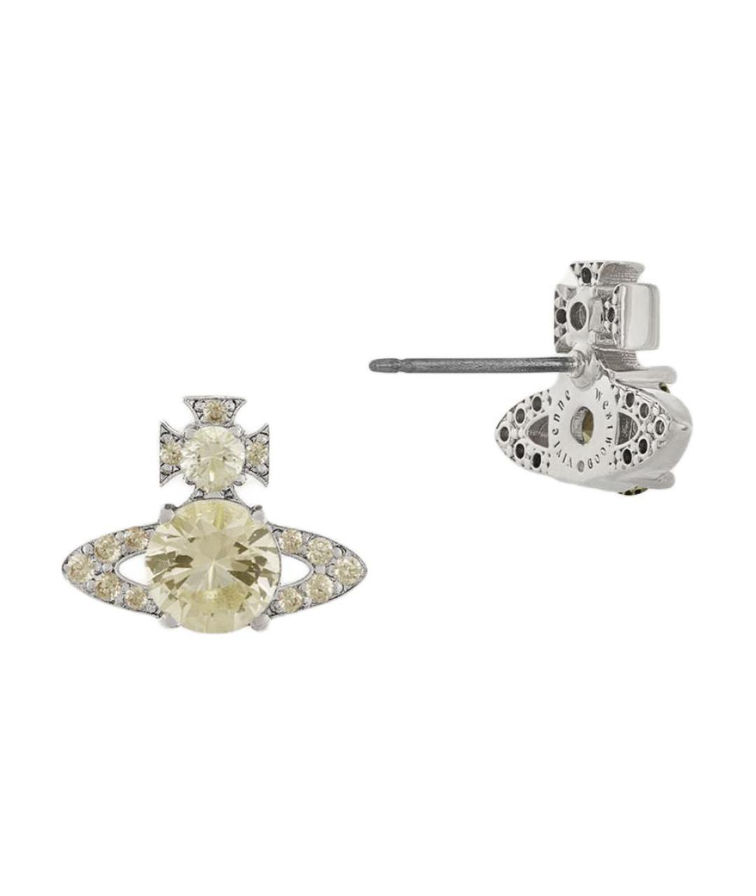 VIVIENNE WESTWOOD Серебряные латунные серьги, фото 2