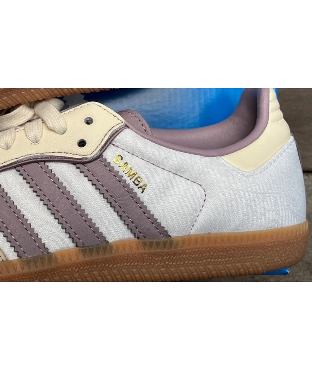 ADIDAS Белые кожаные кеды, фото 6