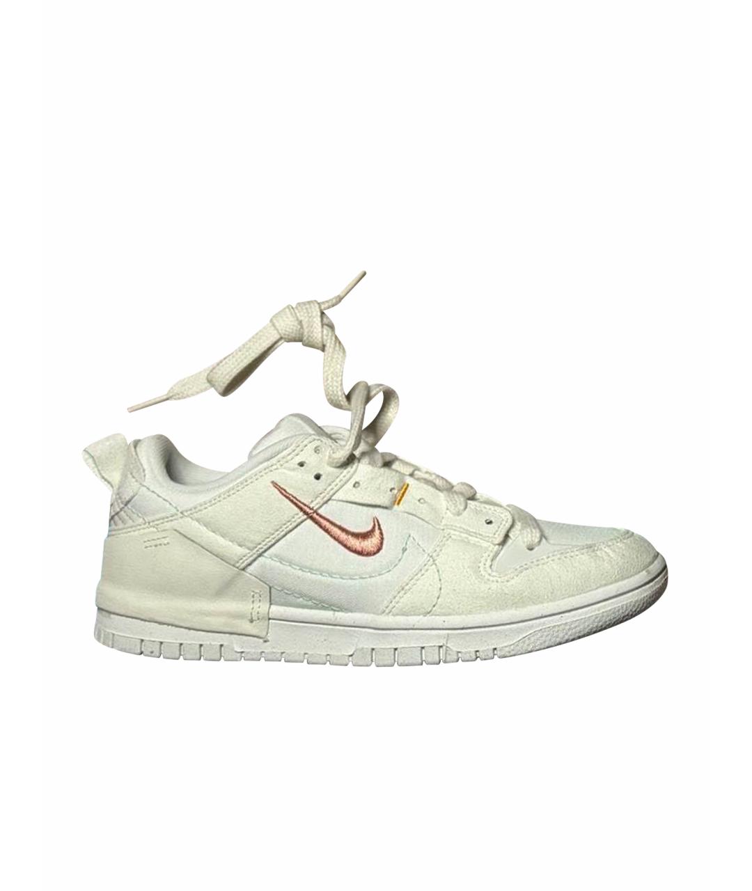NIKE Бежевые низкие кроссовки / кеды, фото 1