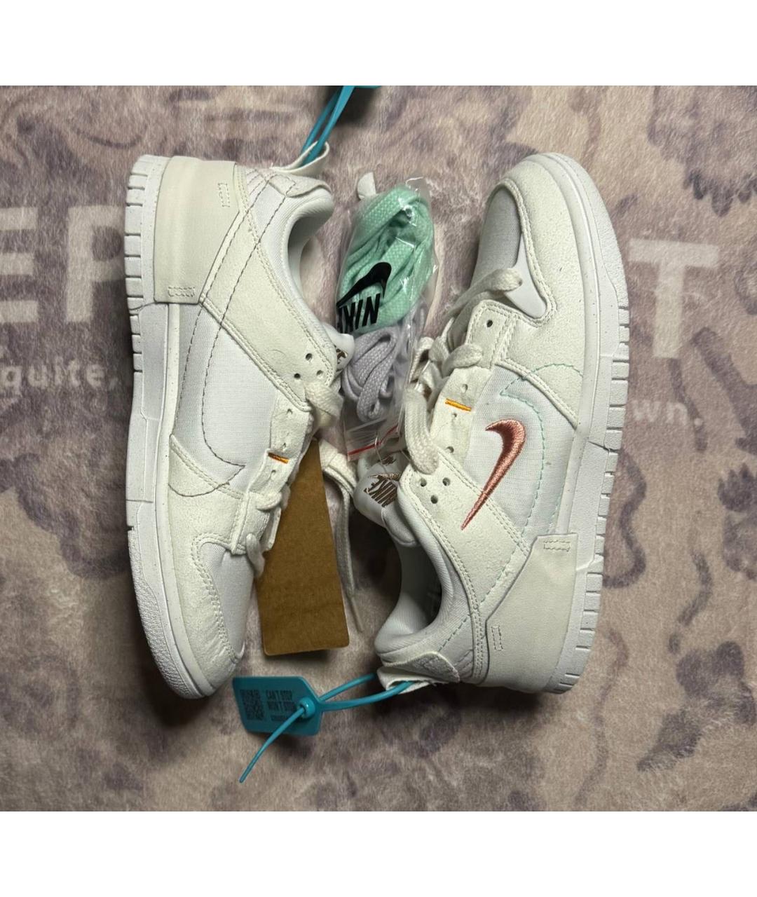 NIKE Бежевые низкие кроссовки / кеды, фото 2