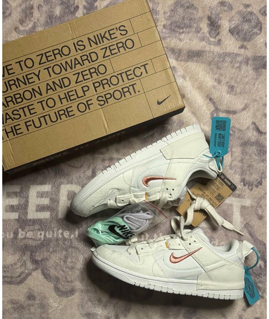 NIKE Бежевые низкие кроссовки / кеды, фото 5