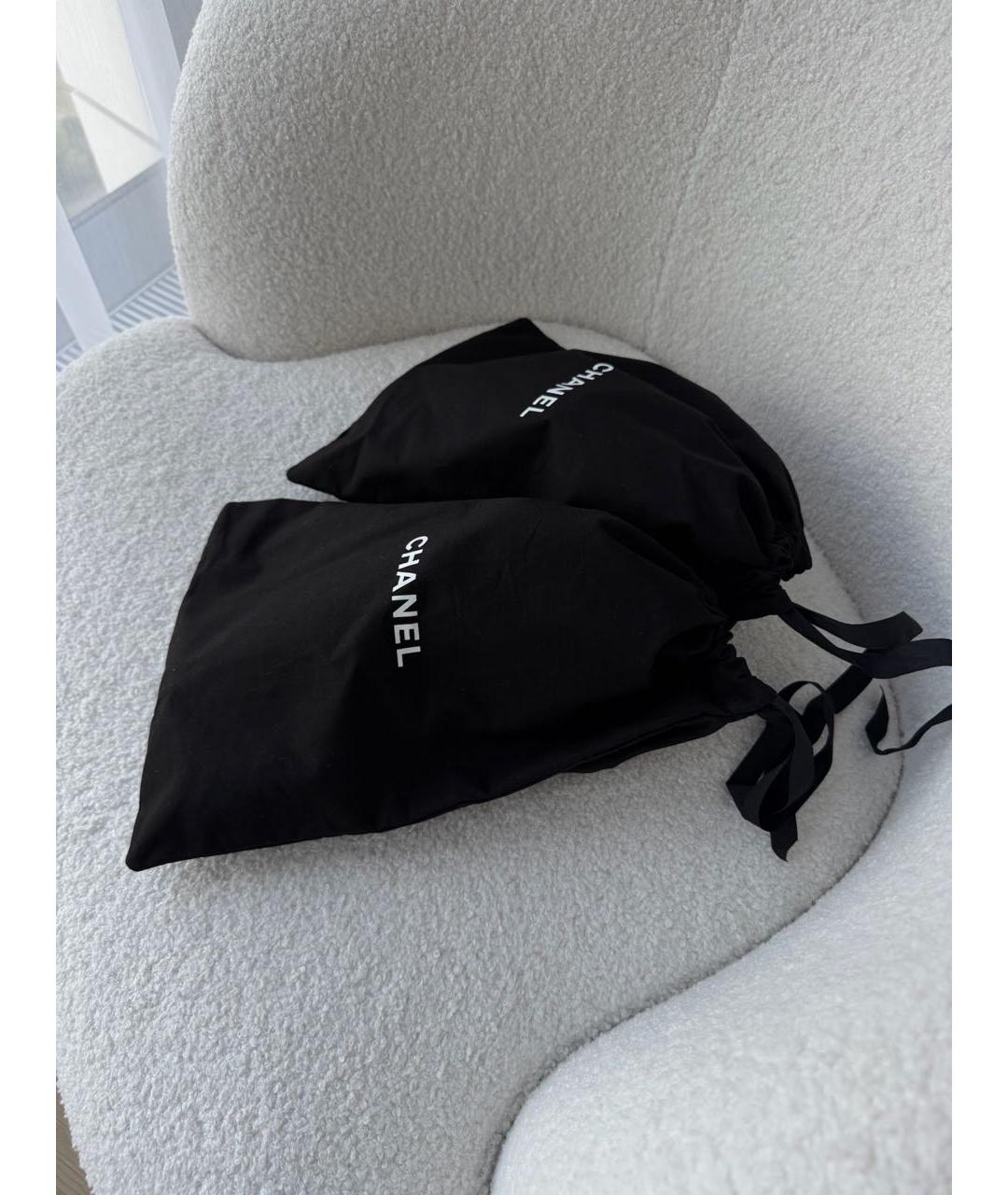 CHANEL Черные сандалии, фото 4