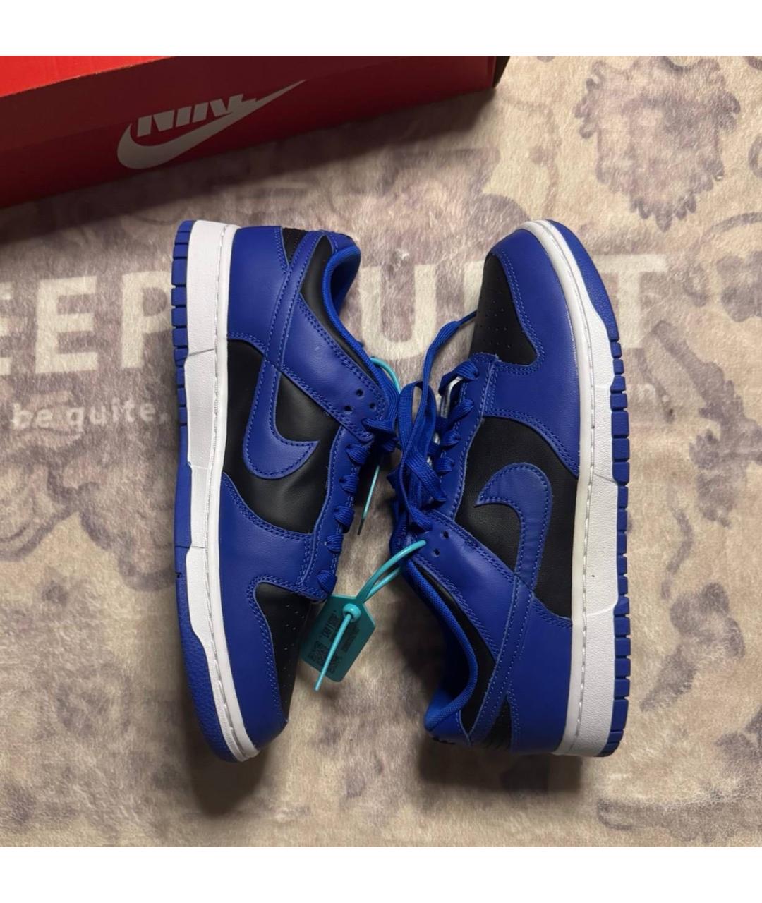 NIKE Темно-синие низкие кроссовки / кеды, фото 2