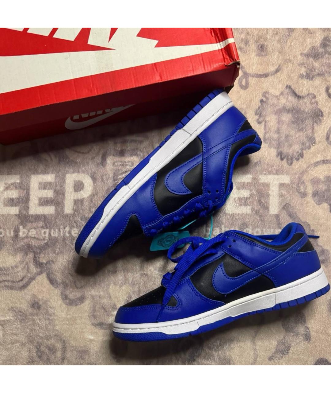 NIKE Темно-синие низкие кроссовки / кеды, фото 5