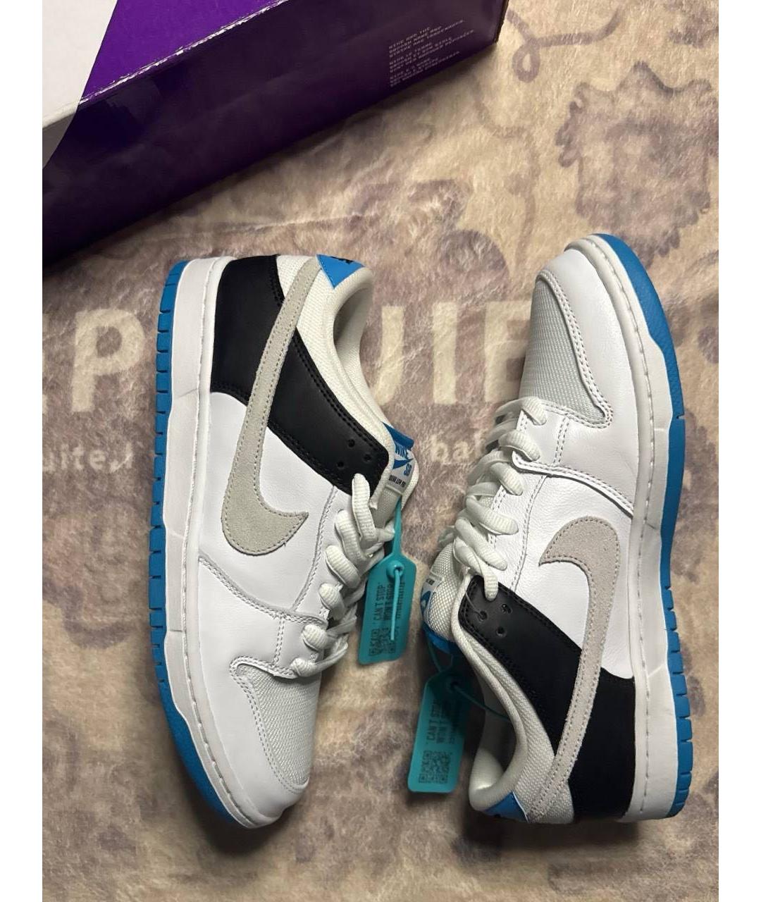NIKE Белые низкие кроссовки / кеды, фото 2