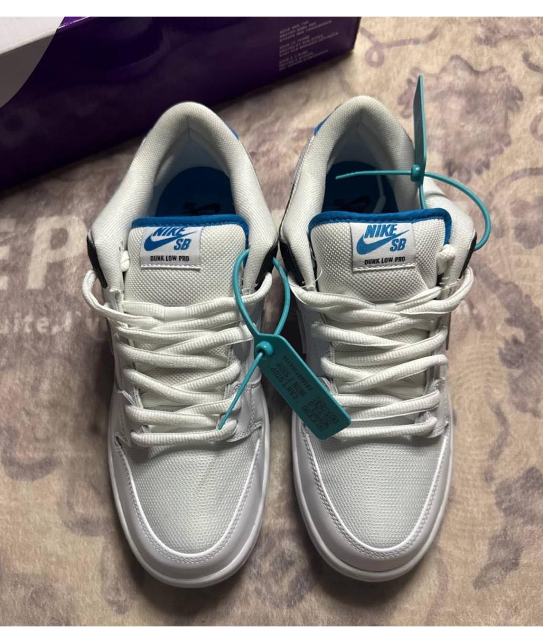 NIKE Белые низкие кроссовки / кеды, фото 4