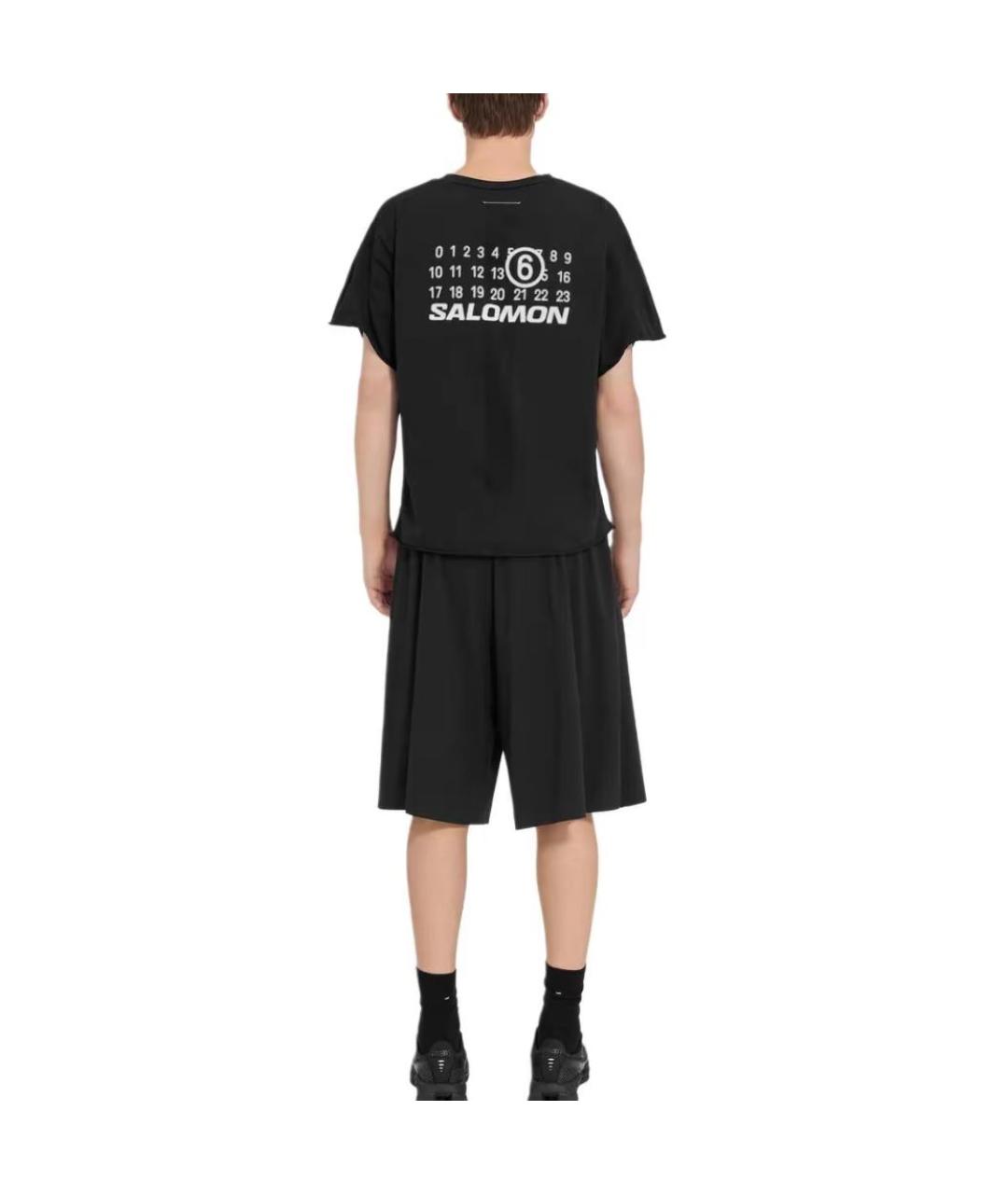 MM6 MAISON MARGIELA Черная футболка, фото 4