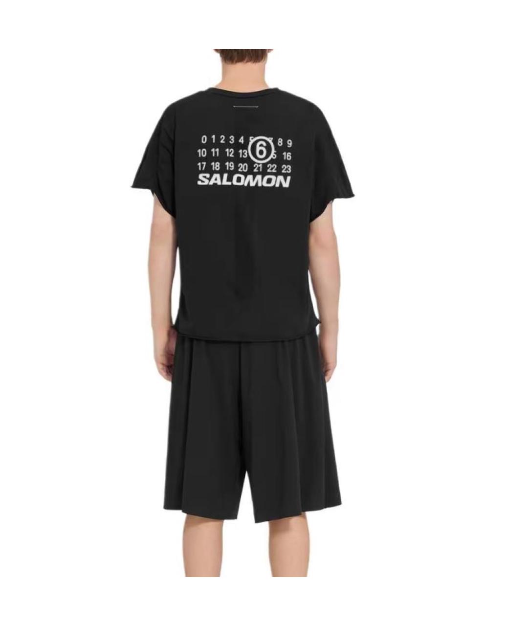 MM6 MAISON MARGIELA Черная футболка, фото 6