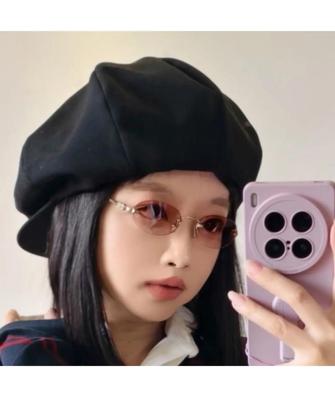 MIU MIU Золотые металлические солнцезащитные очки, фото 4