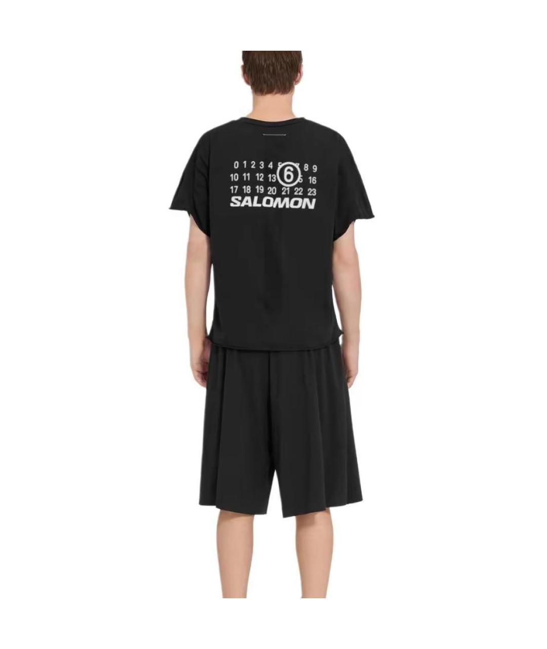 MM6 MAISON MARGIELA Черная футболка, фото 4