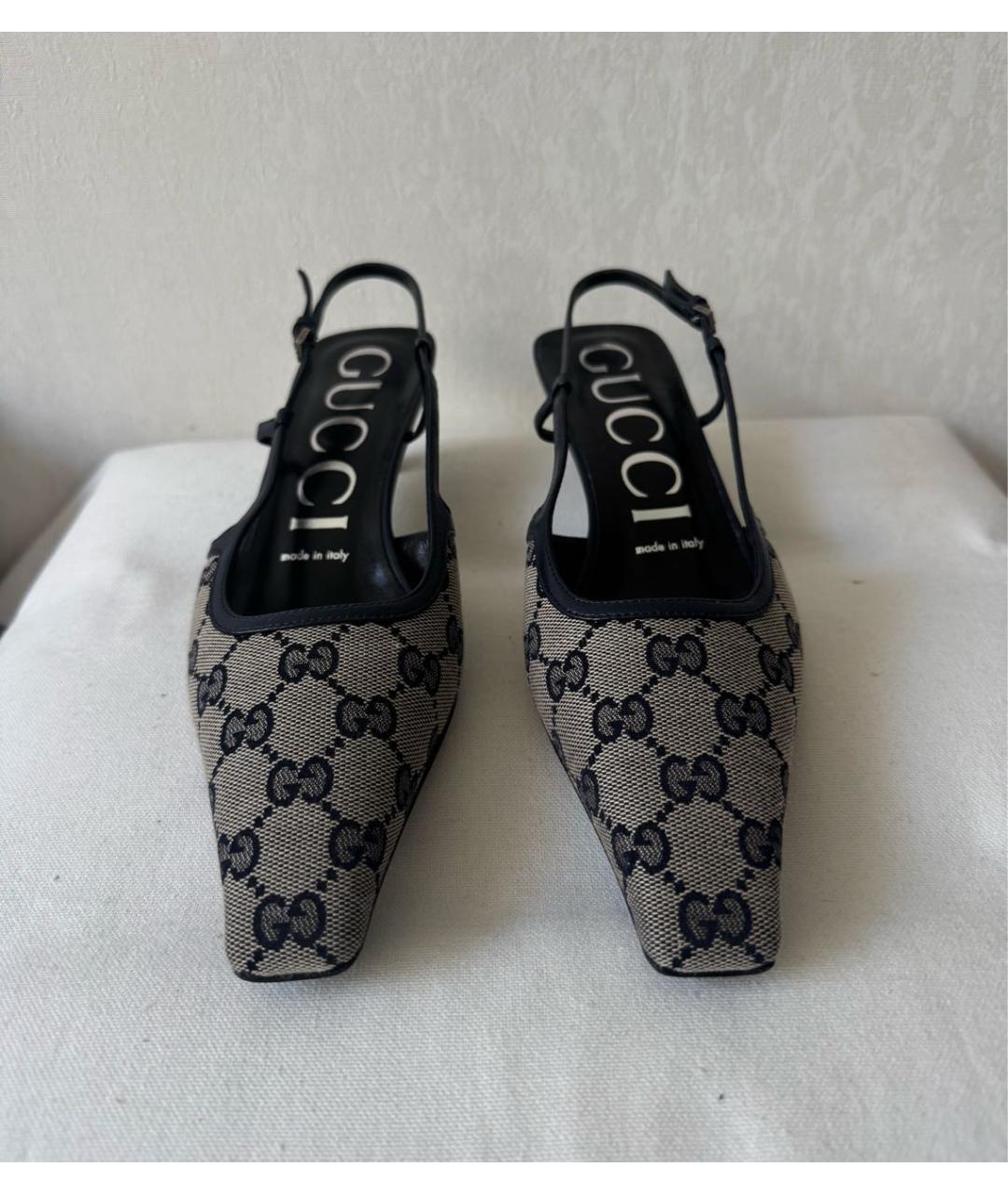GUCCI Лодочки на низком каблуке, фото 2