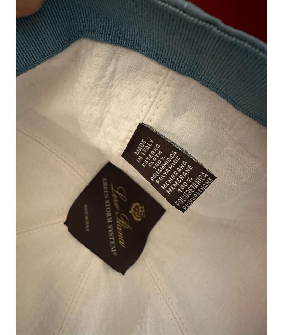 LORO PIANA Голубая кепка, фото 3