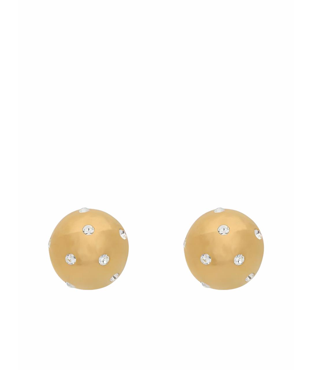 SAINT LAURENT Золотые серьги, фото 1