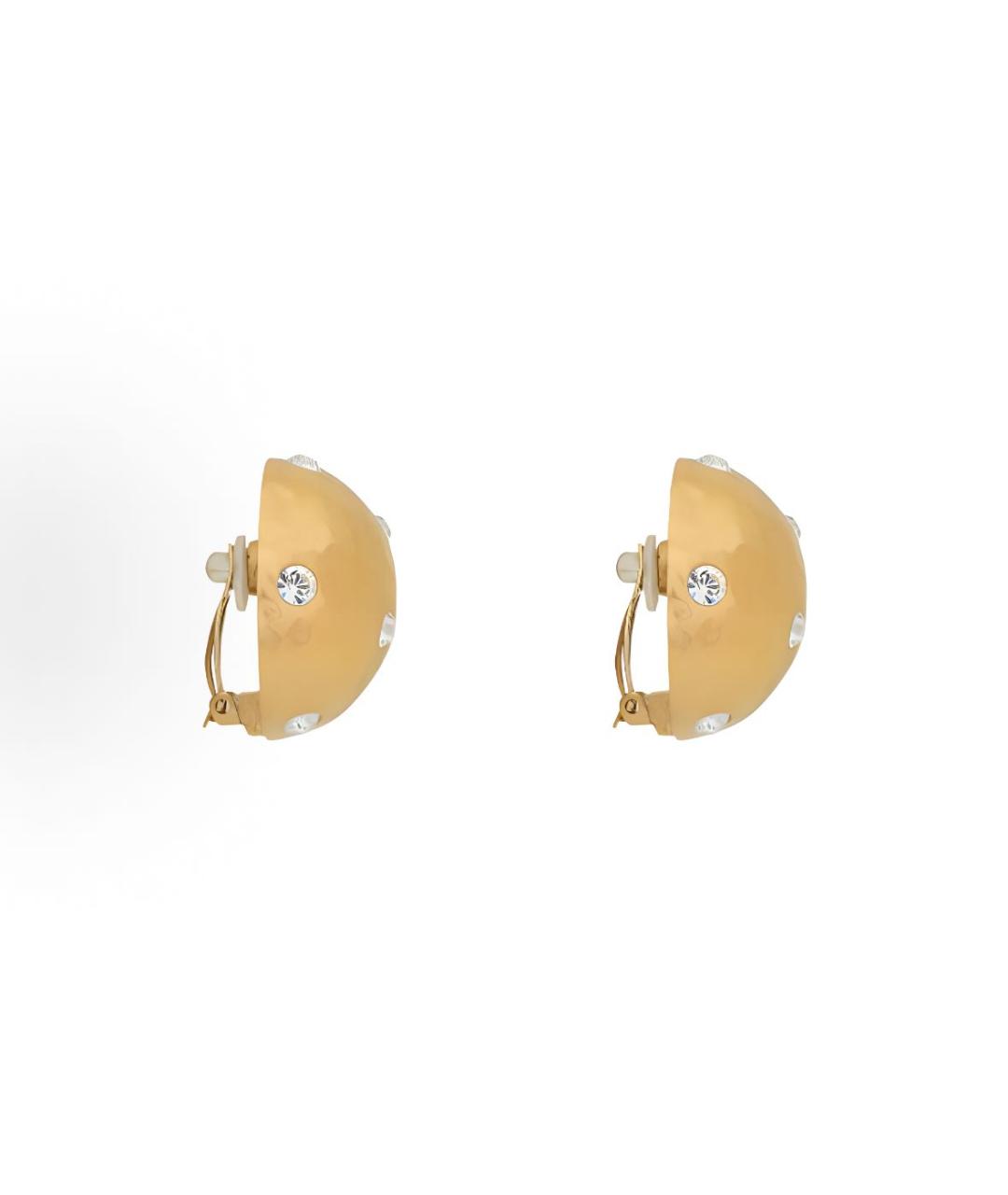 SAINT LAURENT Золотые серьги, фото 4