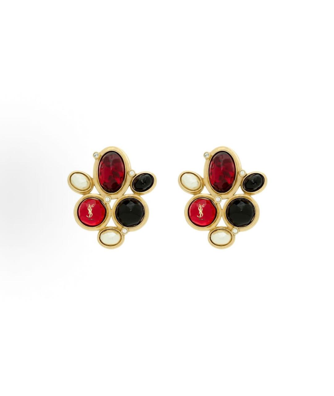 SAINT LAURENT Золотые серьги, фото 4