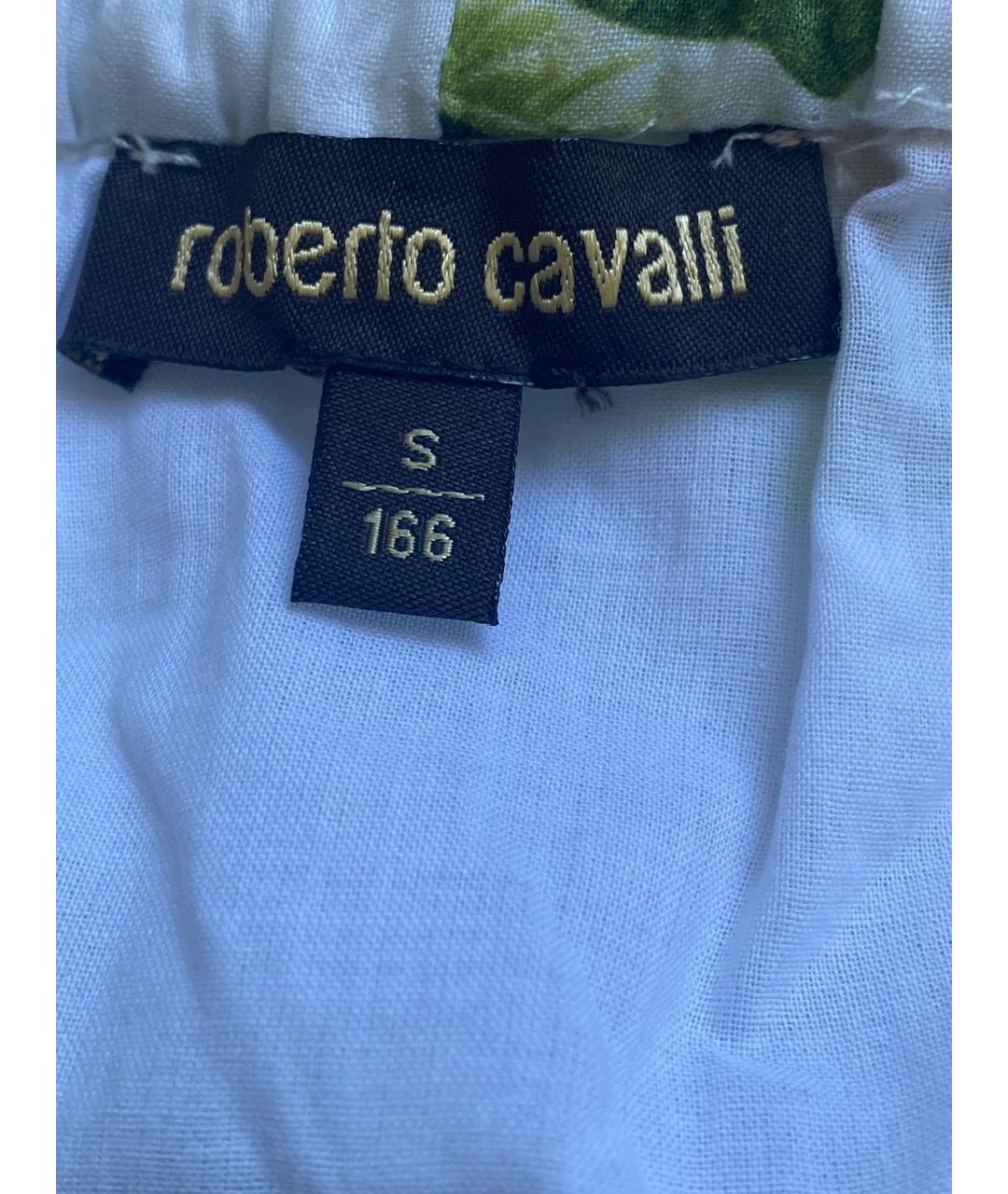ROBERTO CAVALLI Мульти хлопковая юбка макси, фото 3