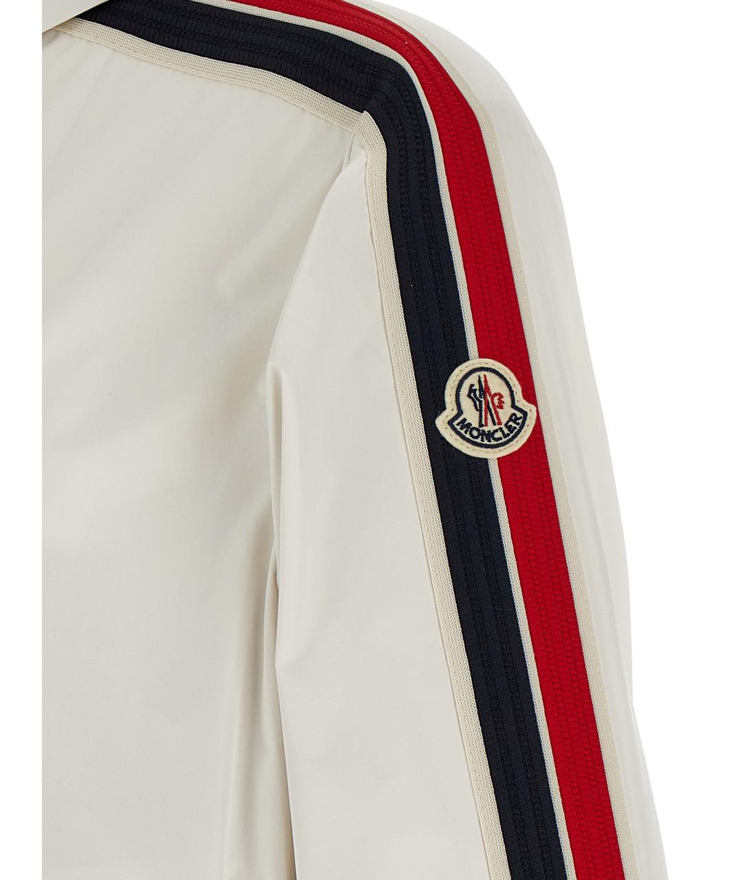 MONCLER Белая полиэстеровая куртка, фото 4