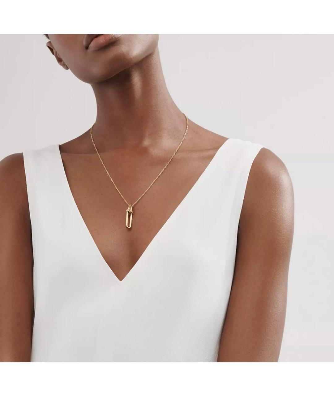 TIFFANY&CO Золотая подвеска из желтого золота, фото 4