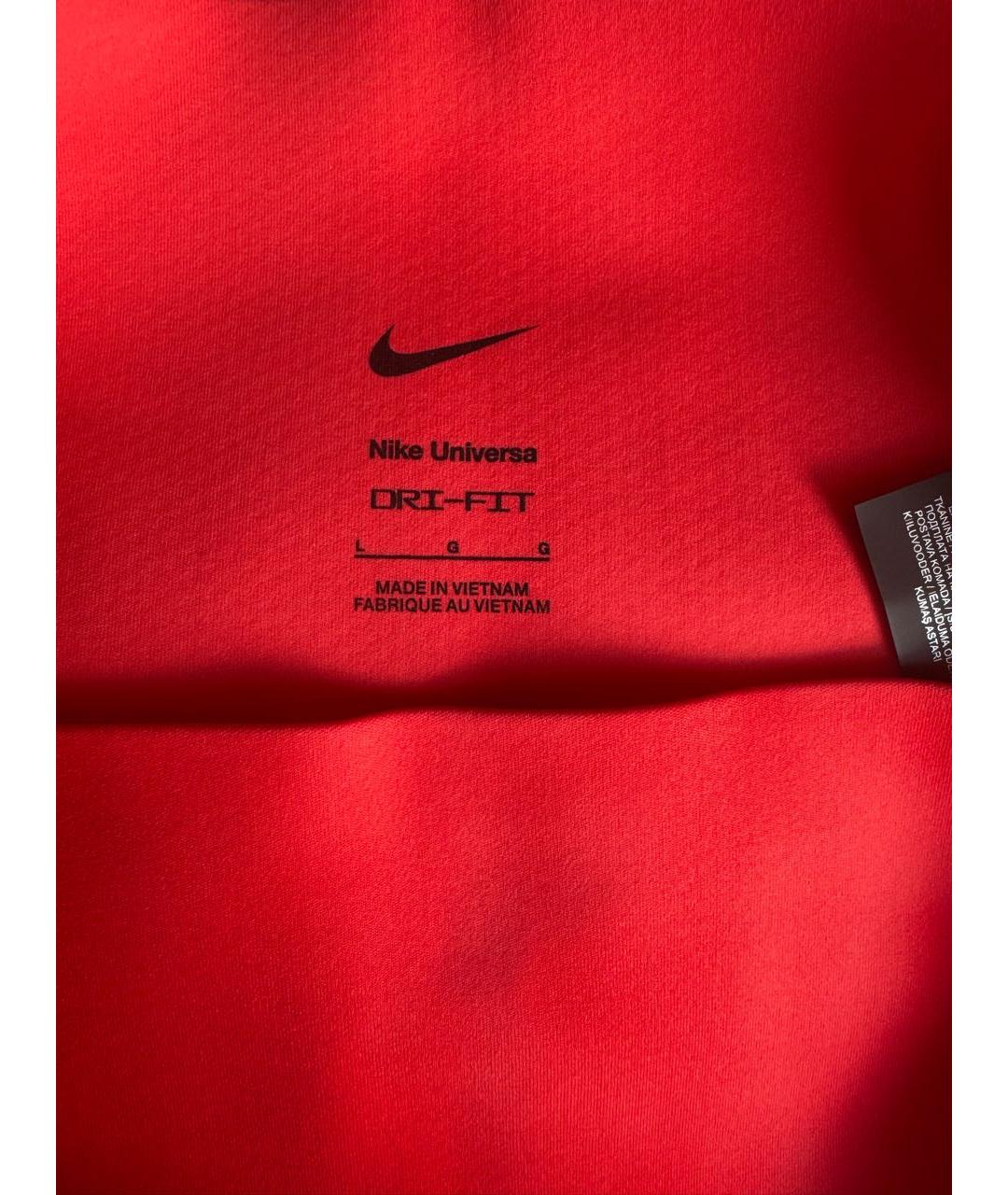 NIKE Красные полиамидовые спортивные брюки и шорты, фото 4