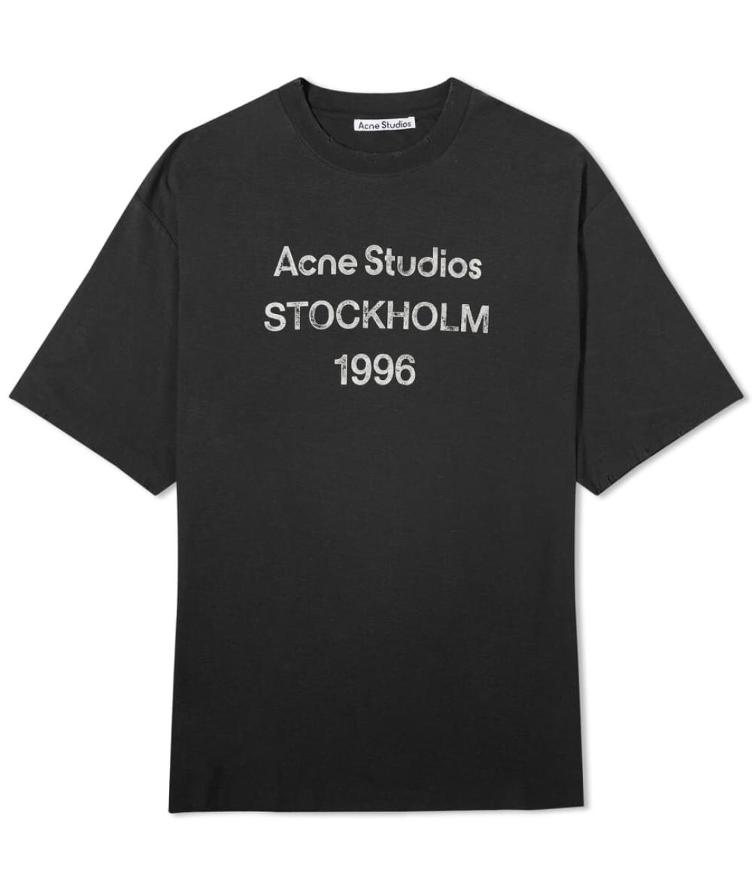 ACNE STUDIOS Черная футболка, фото 1
