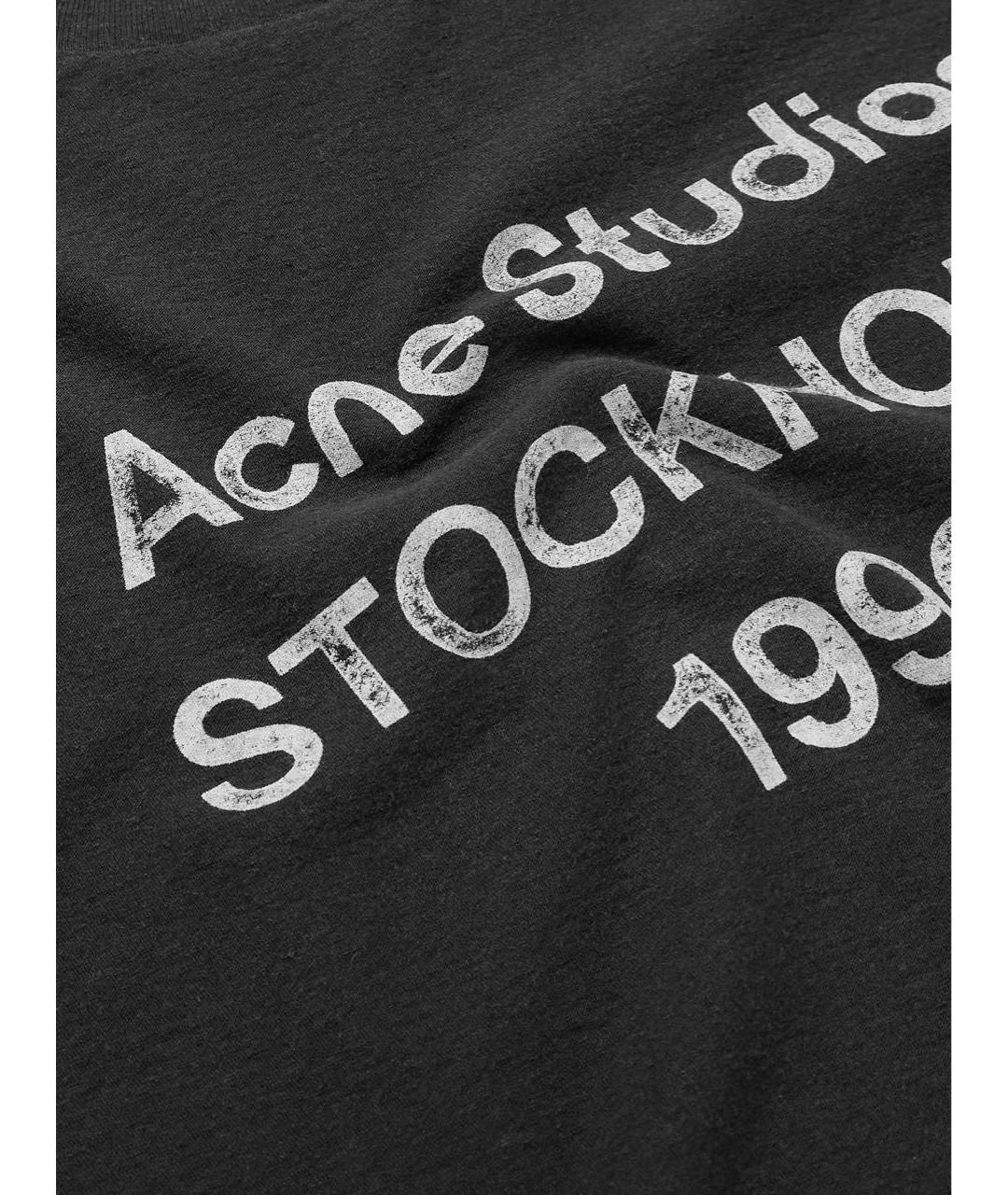 ACNE STUDIOS Черная футболка, фото 3