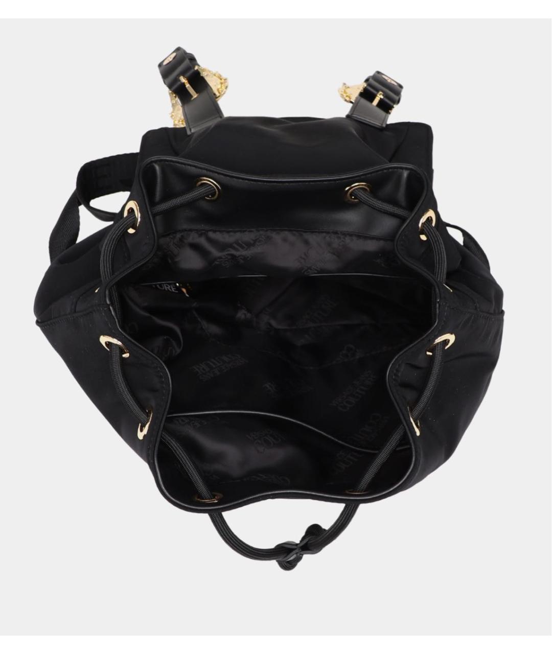 VERSACE JEANS COUTURE Черный тканевый рюкзак, фото 4