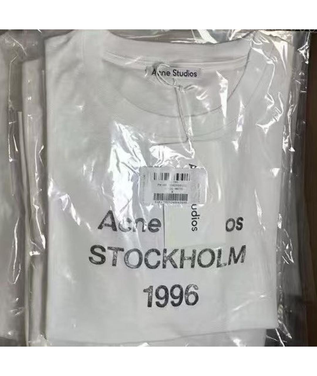 ACNE STUDIOS Белая футболка, фото 3