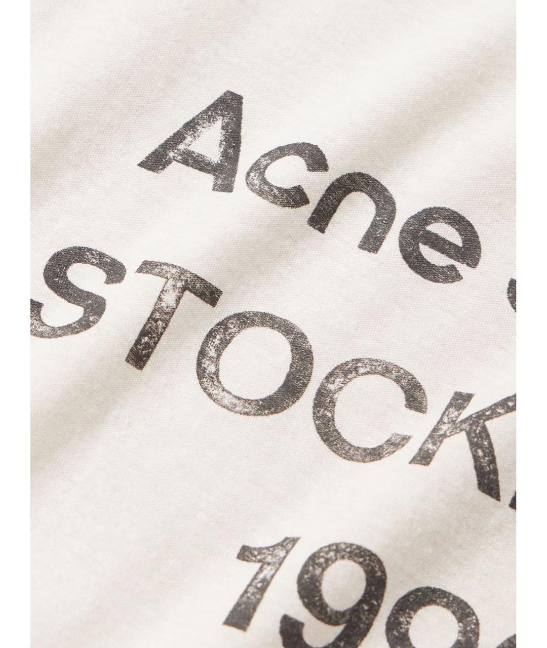 ACNE STUDIOS Белая футболка, фото 2