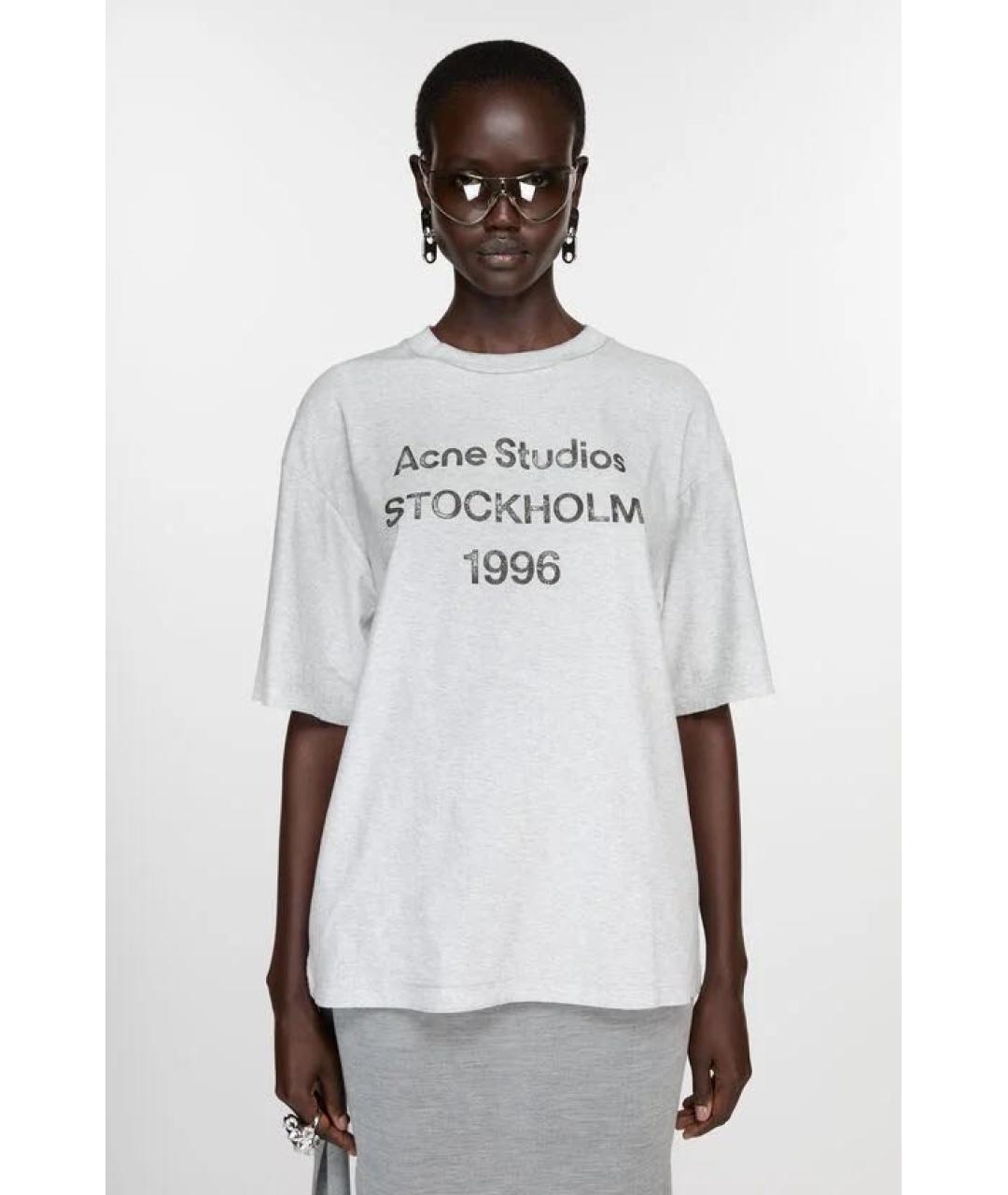 ACNE STUDIOS Белая футболка, фото 4
