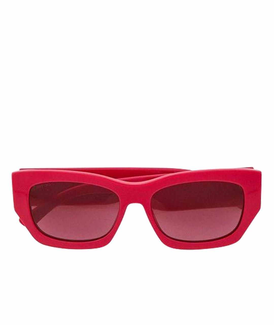 JIMMY CHOO Фуксия пластиковые солнцезащитные очки, фото 1