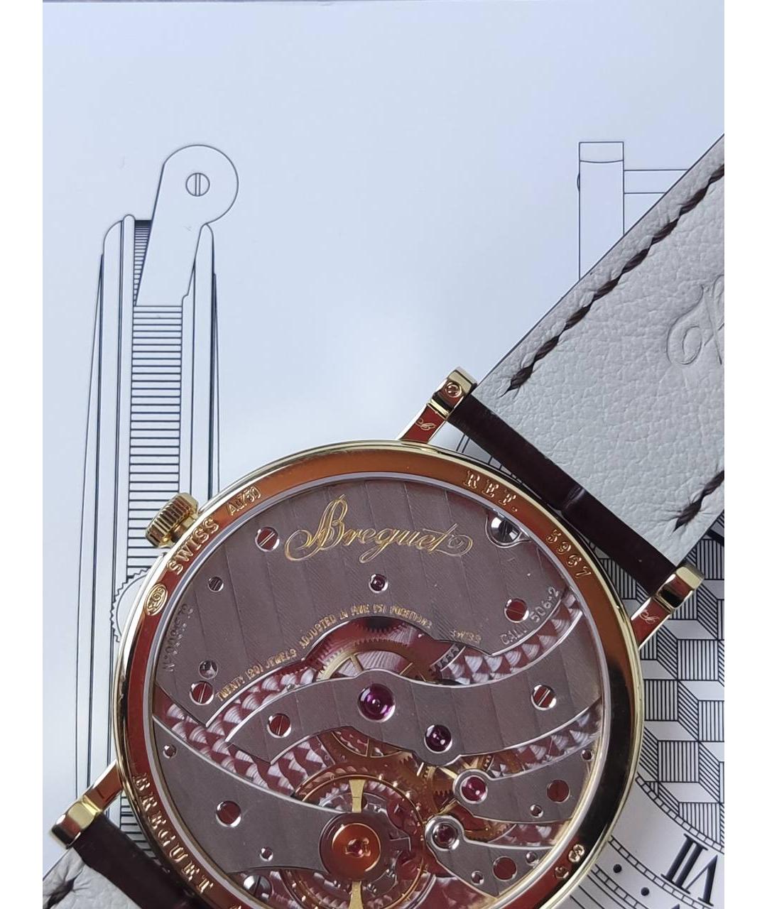Breguet Золотые часы из желтого золота, фото 4